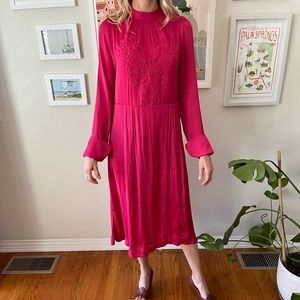 Free People fucsia dress XS